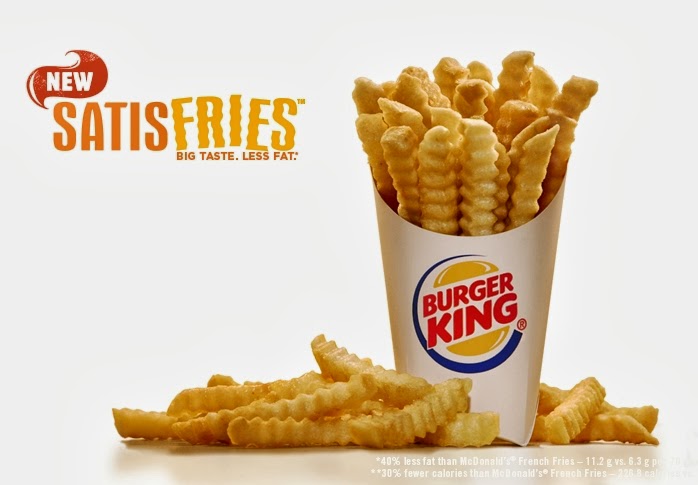 Burger King lance les frites allégées
