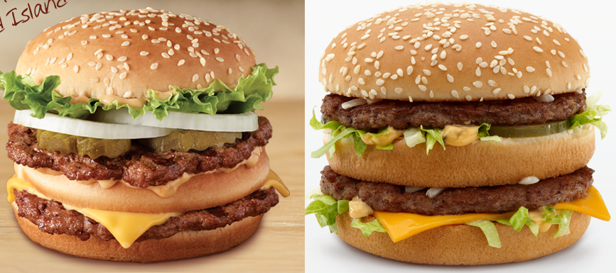 TEST : Big King de Burger King VS Big Mac de McDonald’s