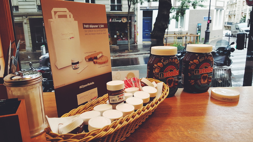 Le petit-déjeuner par Gontran Cherrier et Nutella