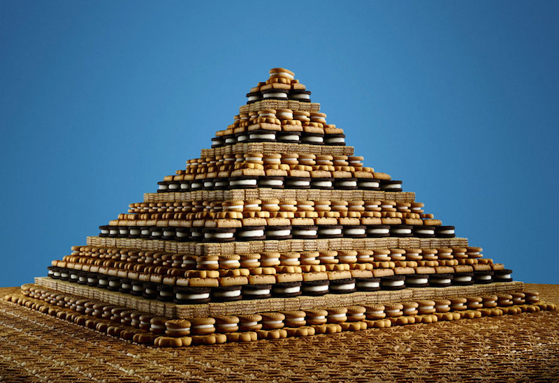 Comment réaliser la Pyramide de Gizeh avec des cookies ?