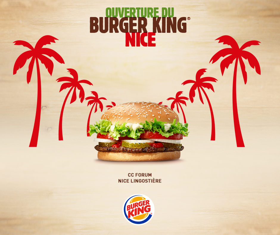Burger King s’installe à Nice dès aujourd’hui !