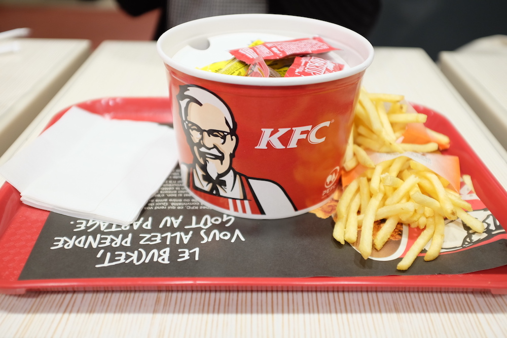 La bougie KFC au bon goût de poulet