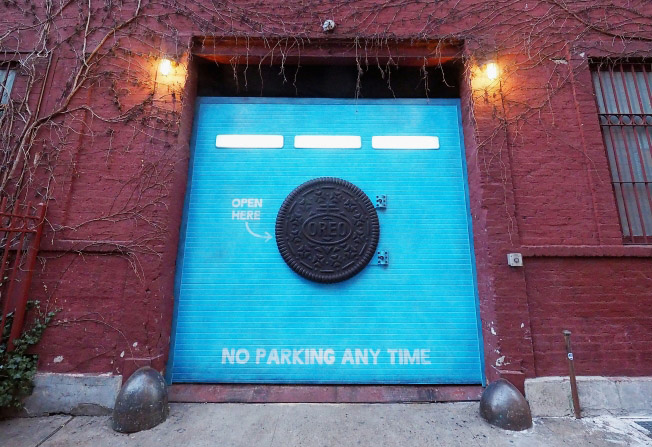 Oreo installe un garage mystérieux à New-York