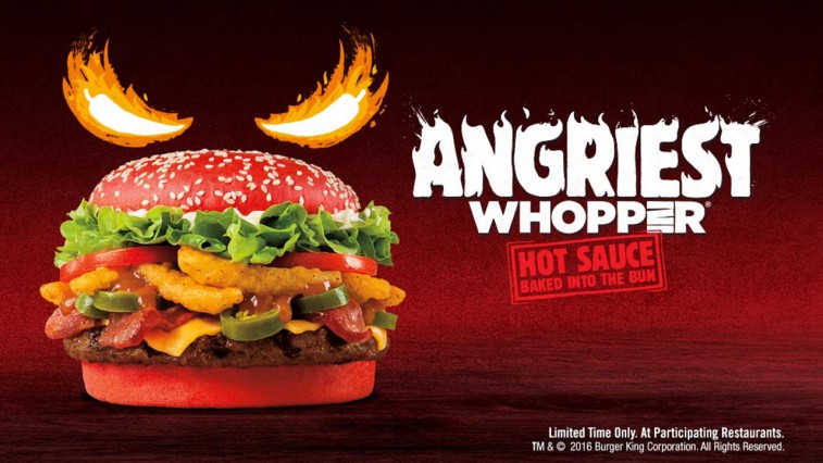 Burger King voit rouge avec son nouveau Whopper !