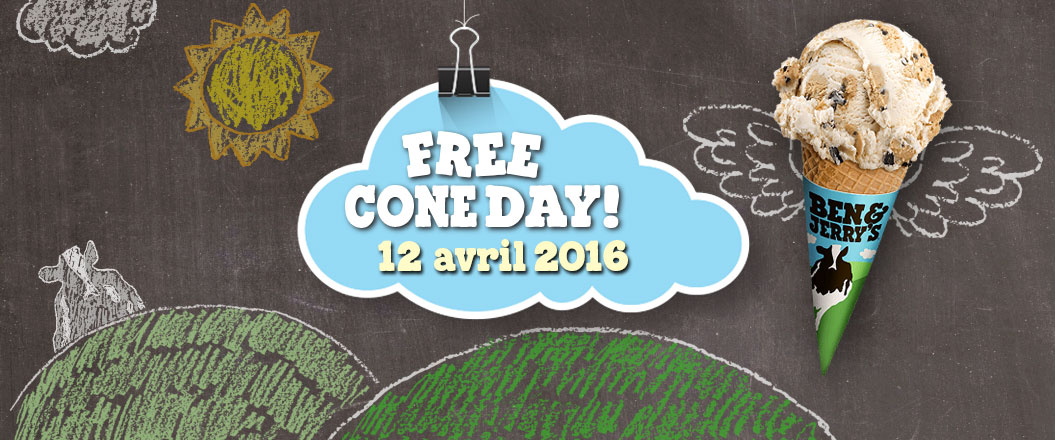 Free Cone Day 2016 : glaces gratuites chez Ben & Jerry’s