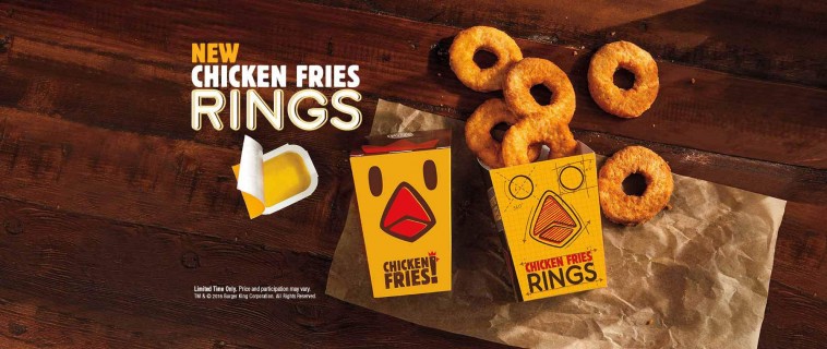 Burger King lance les Chicken Rings aux US !