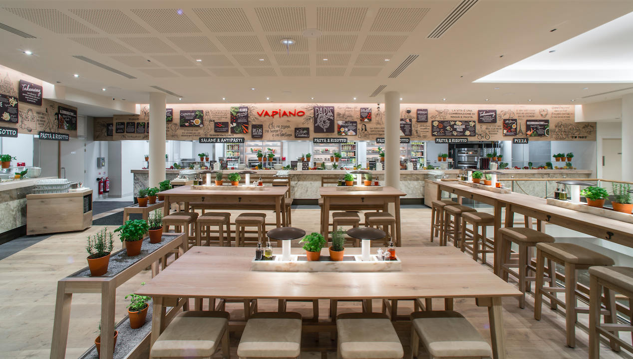 Vapiano ouvre un restaurant rue Marbeuf - FASTANDFOOD