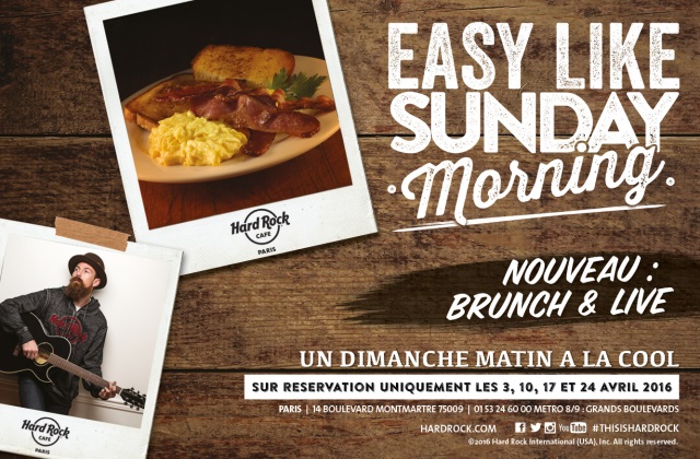Brunch & Live au Hard Rock Cafe Paris