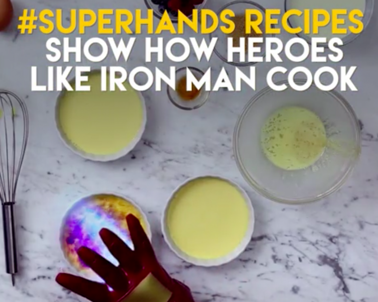 Découvrez les recettes de vos super héros préférés