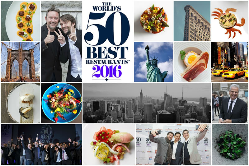 World’s 50 Best 2016 : la liste des 50 premiers restaurants du classement