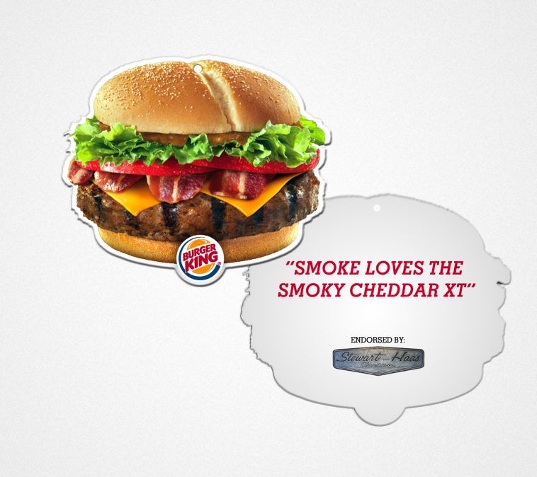 Burger King crée son désodorisant senteur Whopper pour voiture