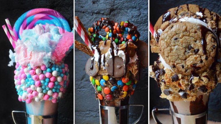 Ces milkshakes sont démesurés et totalement spectaculaires