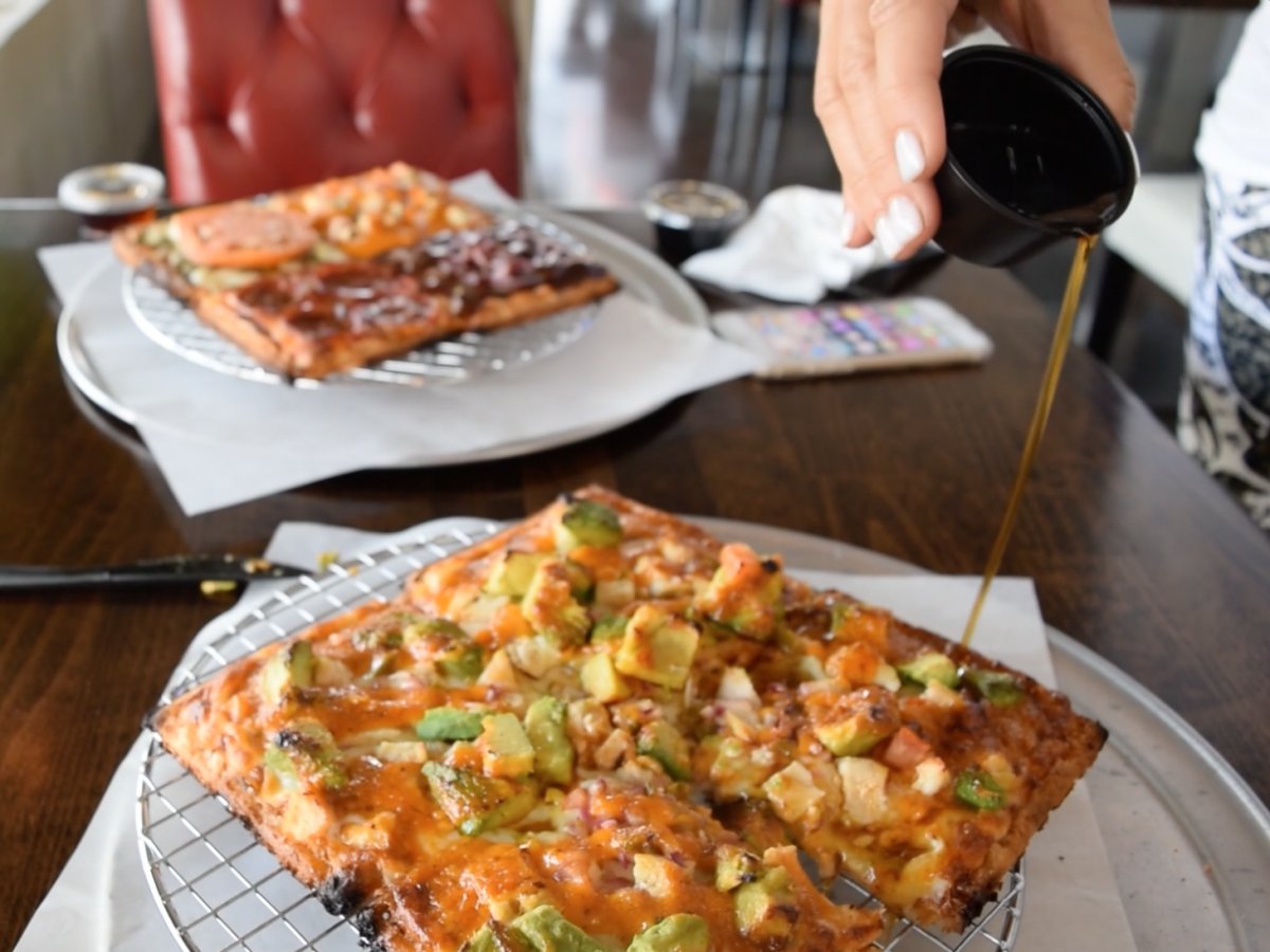 seoul waffle pizza