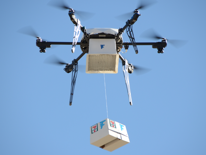 7-Eleven propose de livrer ton granité par drone