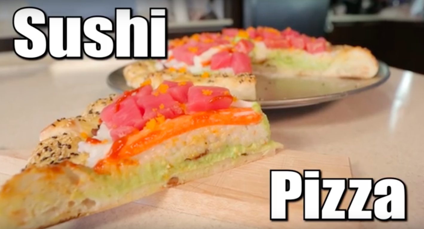 Vous laisserez-vous tenter par la pizza sushi?