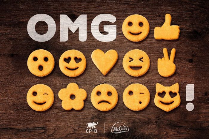 McCain crée des frites en forme d’emojis