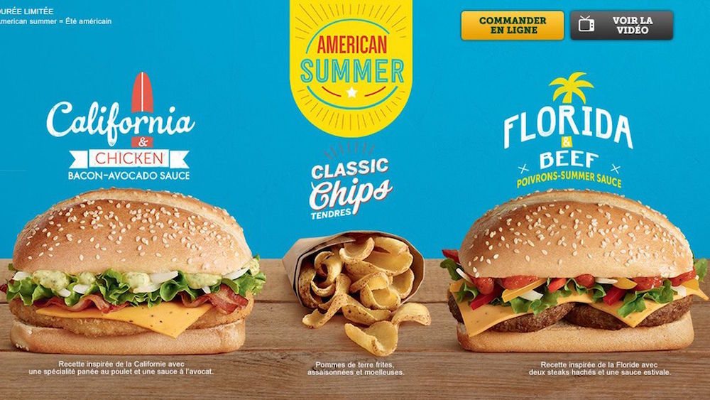 McDonald’s va lancer 3 nouveaux burgers avec American Summer