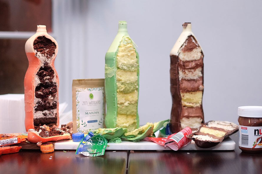 Des cakes qui ressemblent à des bouteilles de sodas