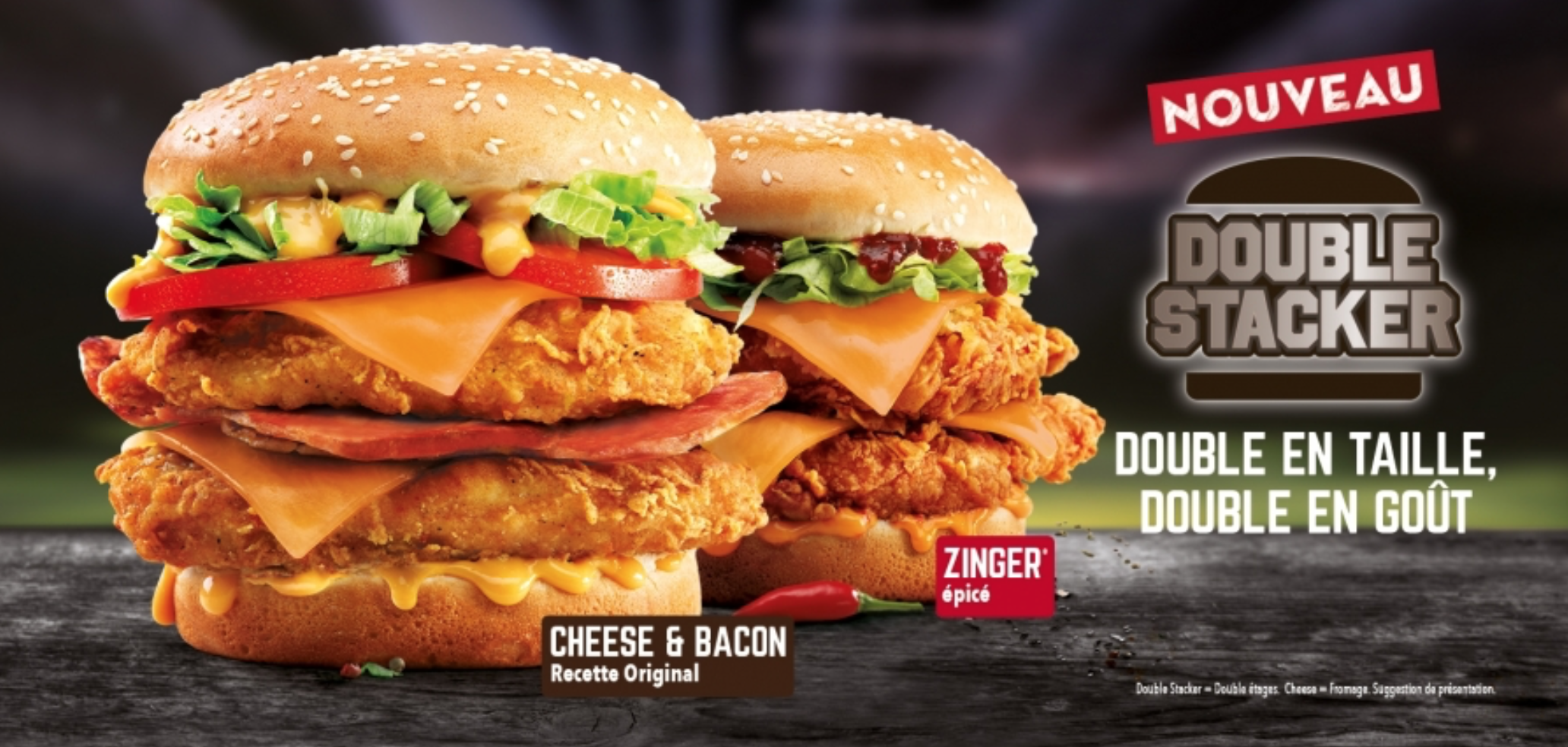 KFC lance le Double Stacker en France
