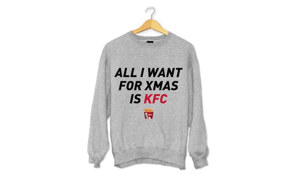 KFC offre des pulls de Noël pour les fêtes de fin d’année
