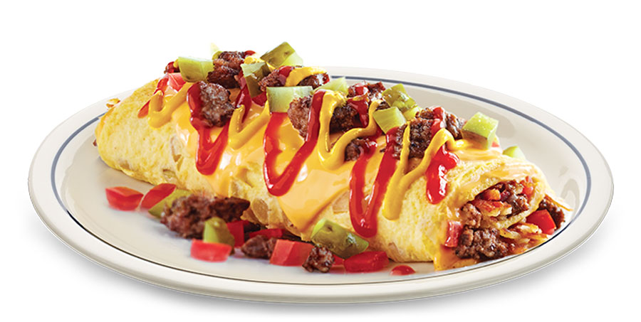 Une chaine américaine lance l’omelette cheeseburger