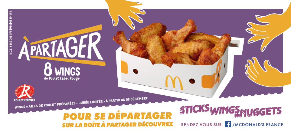 McDonald’s lance les Wings label rouge