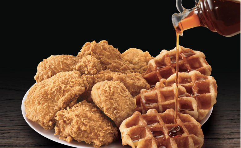 Des gaufres au poulet chez KFC