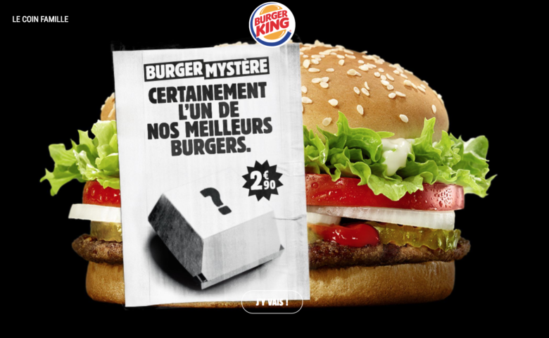 Le Burger Mystère est de retour chez Burger King